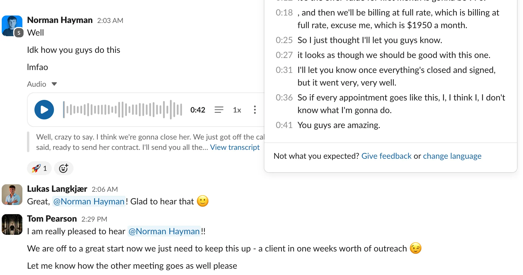 Client result screenshot 33
